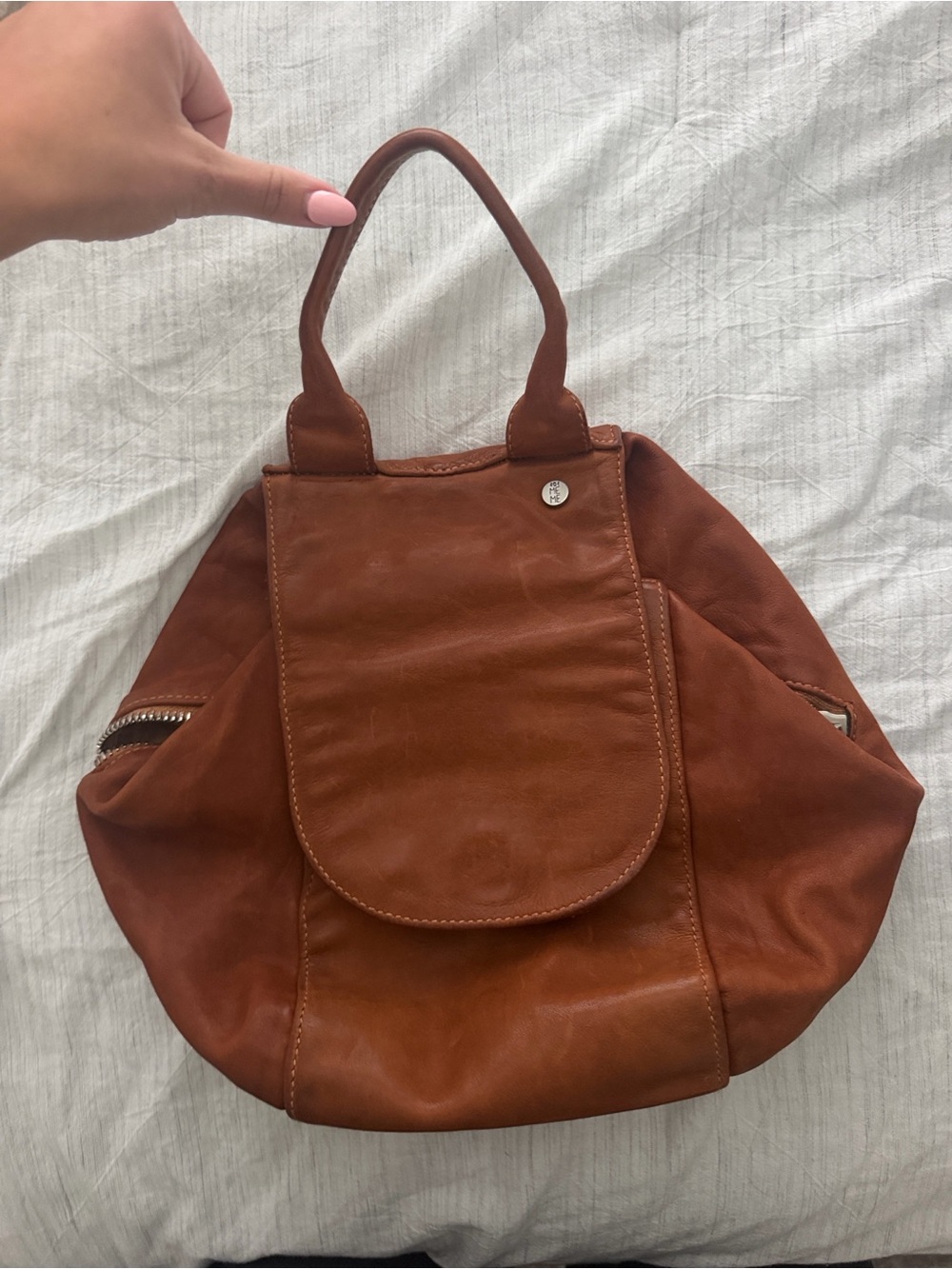 Real Italian Leather Bag - From Italy